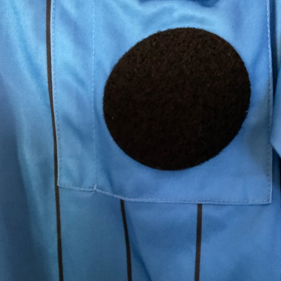 Official Sports 2 Mens Sz XL Soccer Referee Blue Red Stripe Long Sleeve Jerseys - Picture 9 of 12